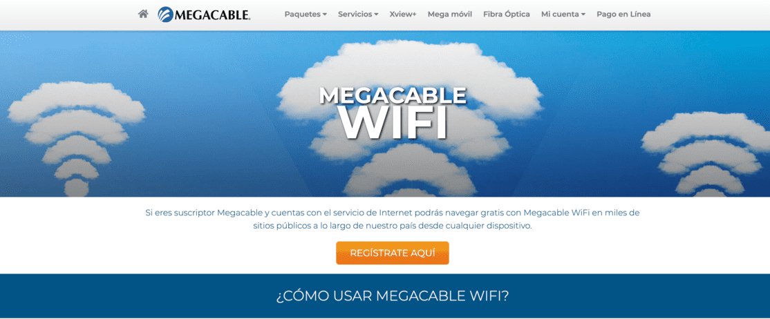 Conectarse a la zona WiFi de Megacable