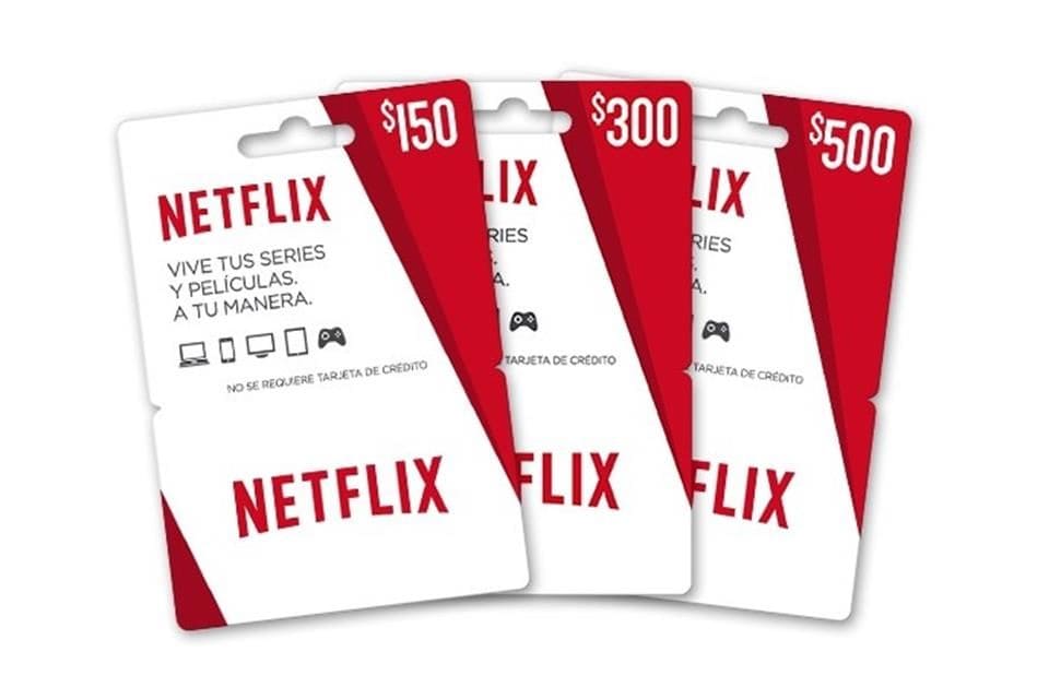 Tarjetas prepagadas de Netflix en Oxxo